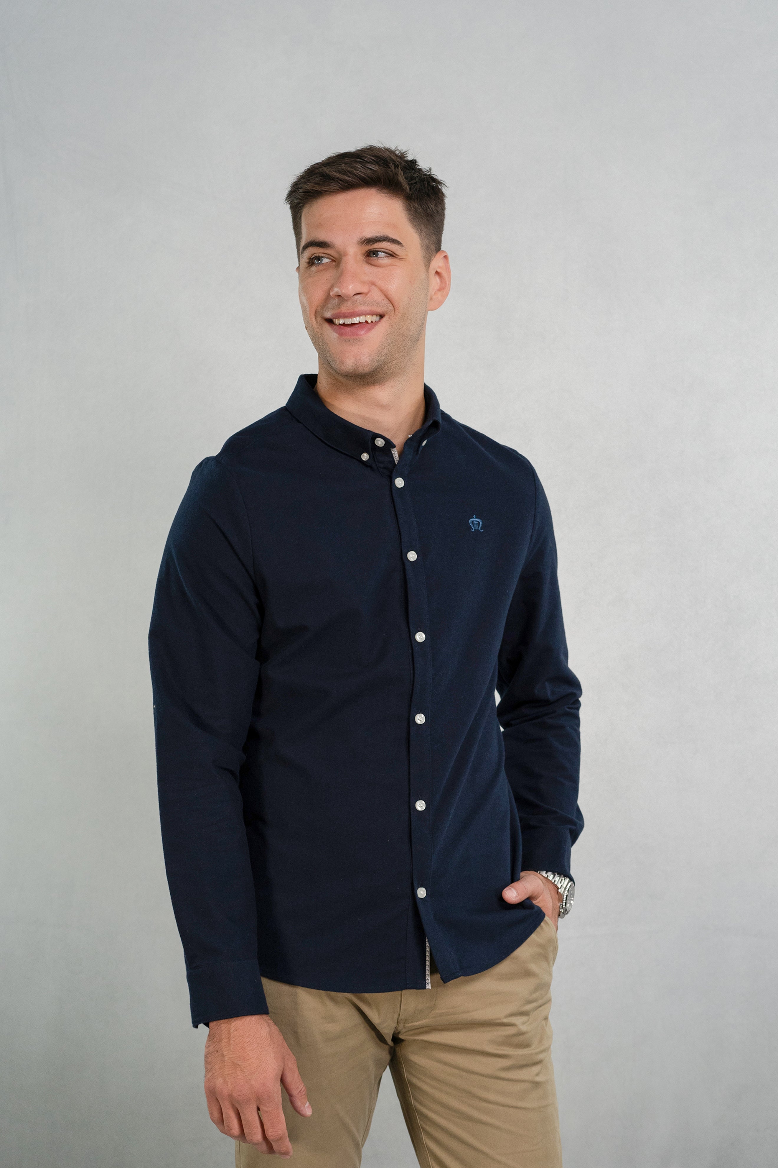 Midnight Navy Oxford Shirt