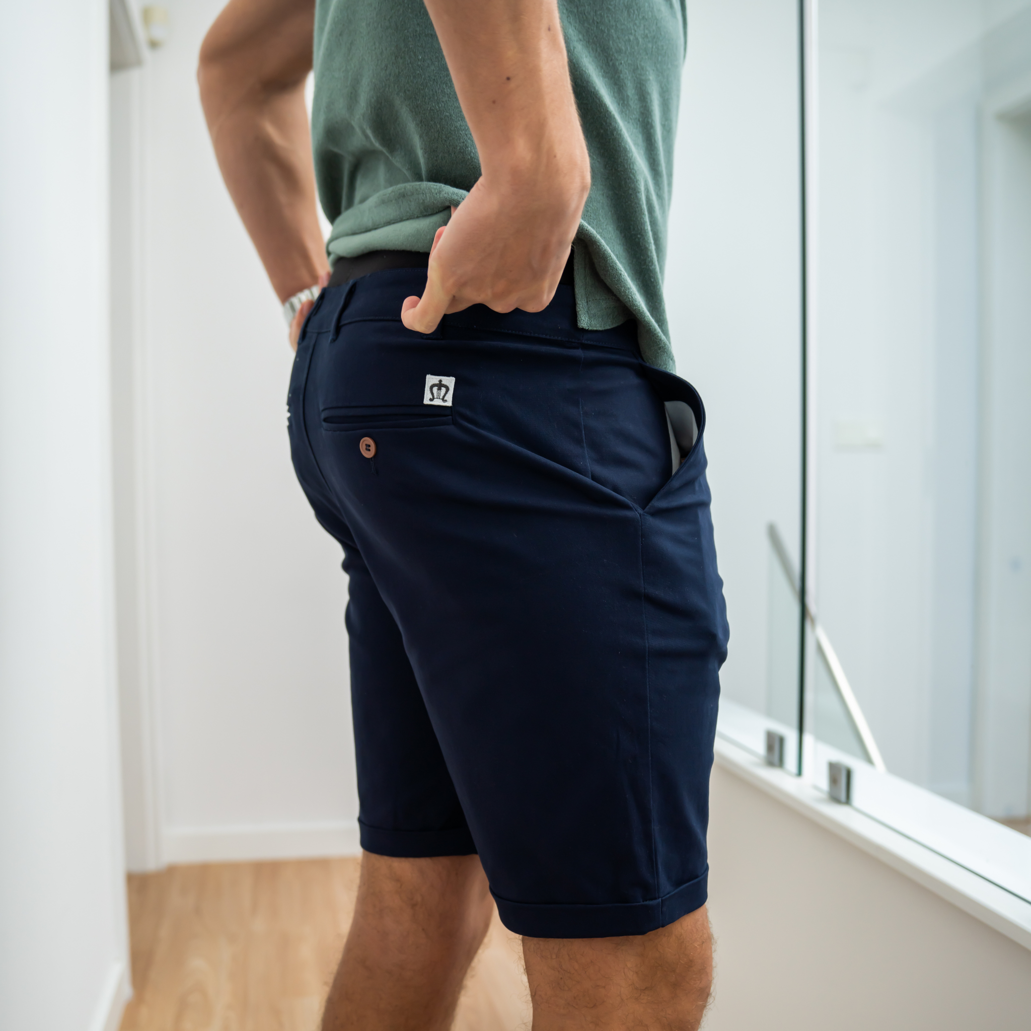 The Yachting Navy Chino Shorts