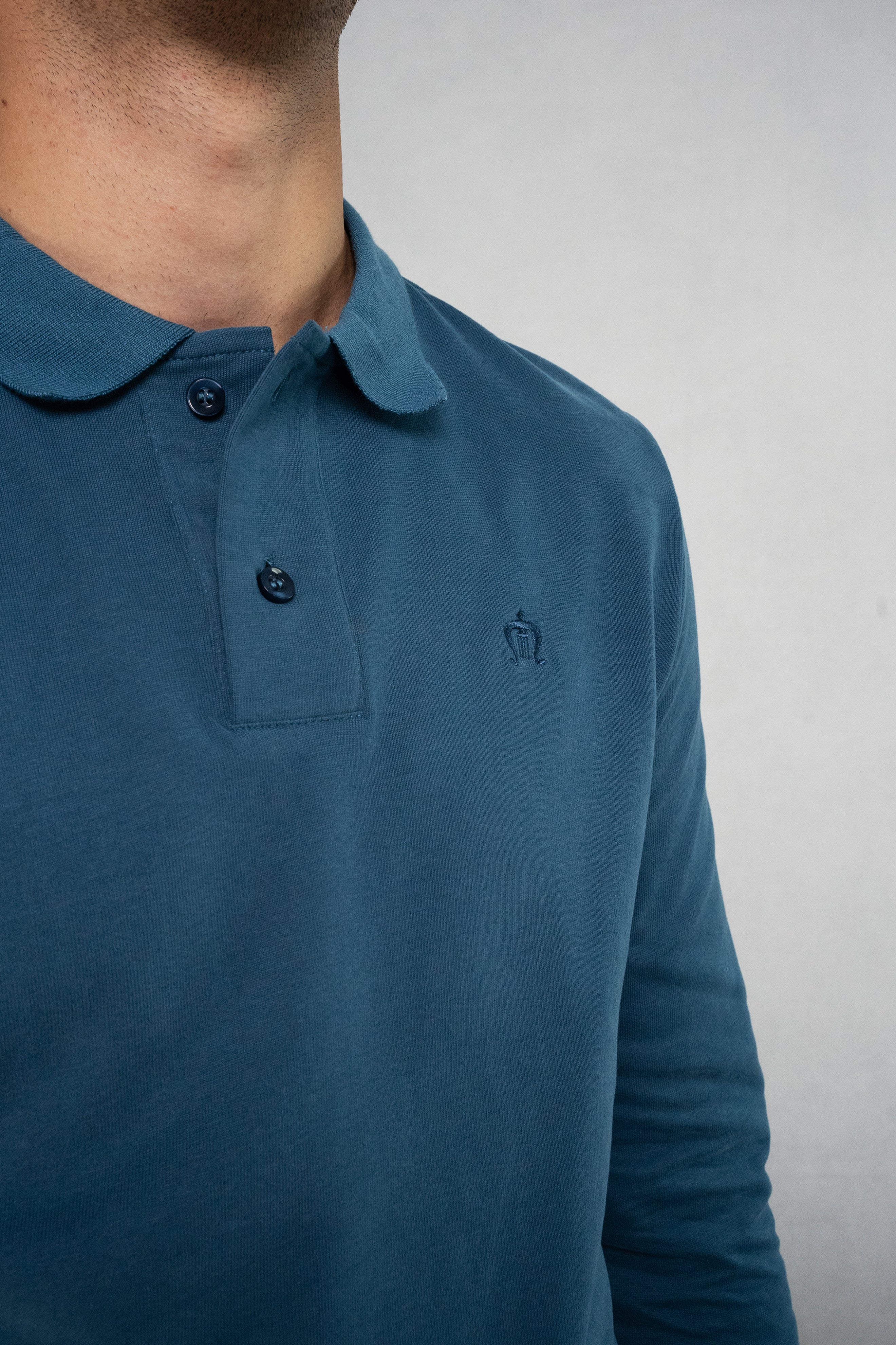 Tropical Blue Polo Shirt