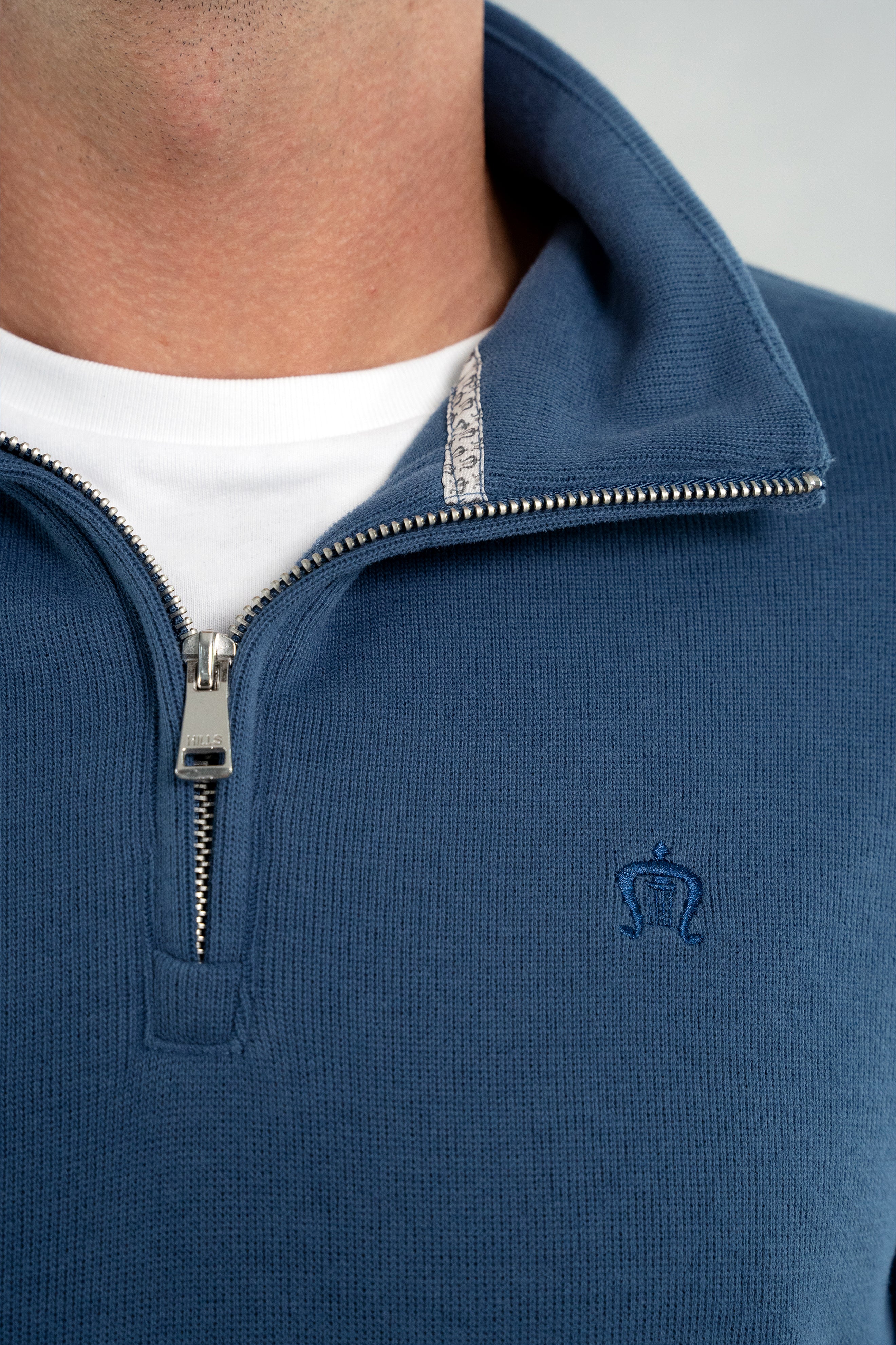 Twilight Blue Half-Zip Sweatshirt