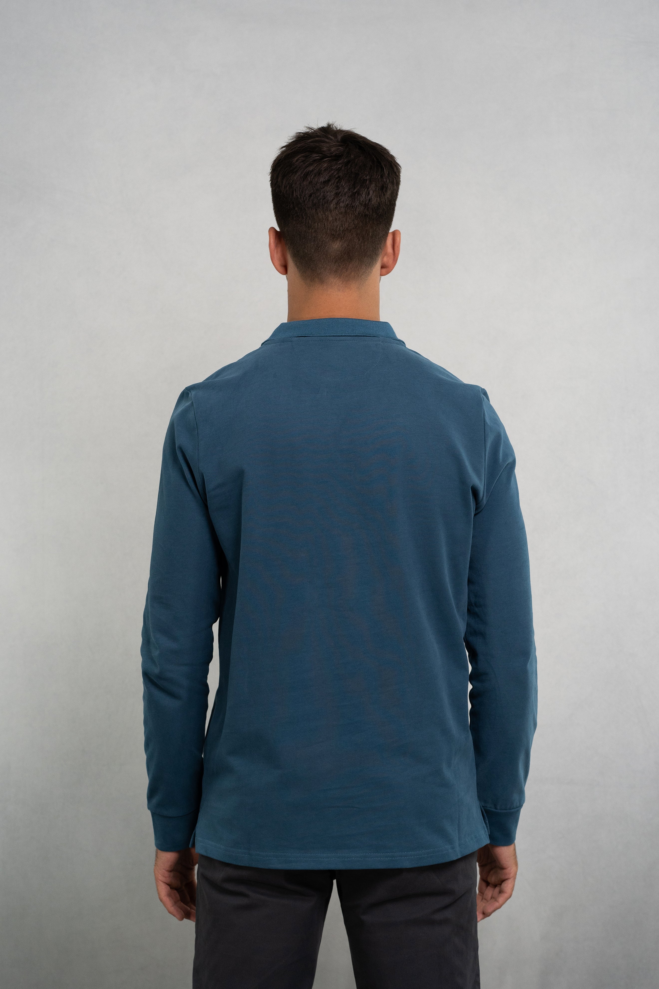Tropical Blue Polo Shirt
